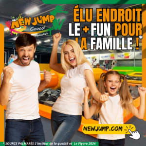 En mai, sautez de joie chez New Jump Trampoline Park !