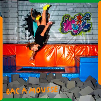 Trampoline Park Bac à mousse