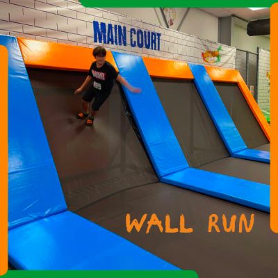 Trampoline Park Wall Run