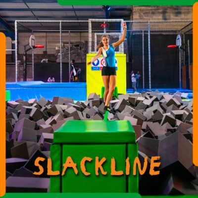 Trampoline Park Slackline