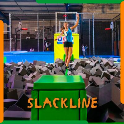 Trampoline Park Slackline